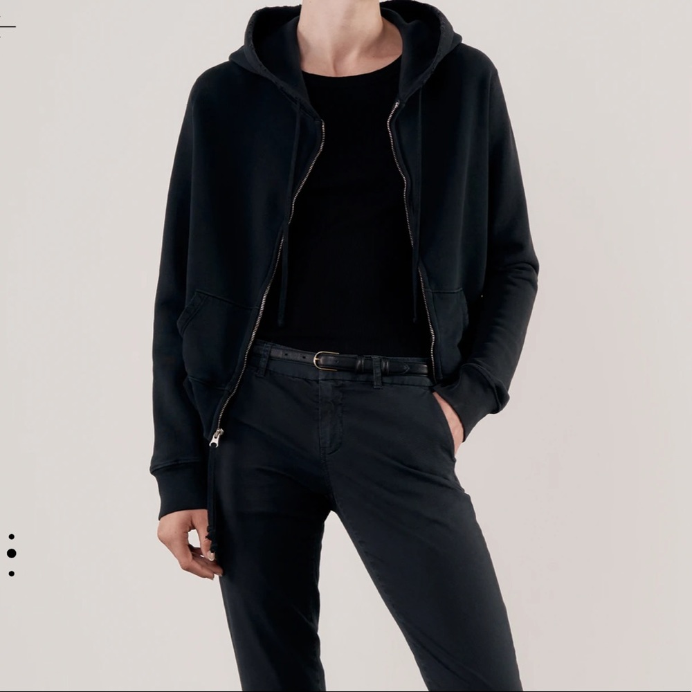 Nili Lotan Callie zip up hoodie